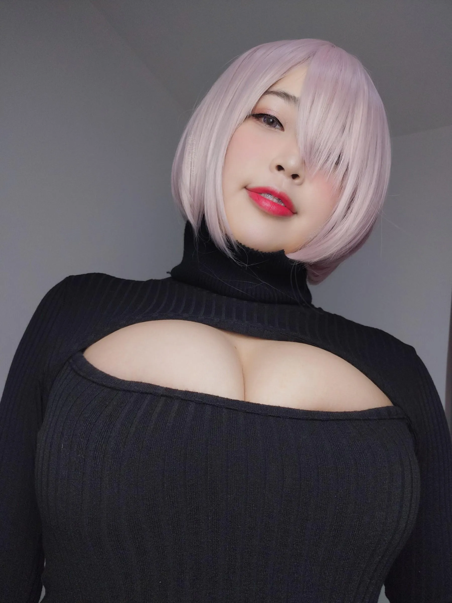 白烨 – NO.18 毛衣套装 [81P]插图4